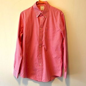Brooks Brothers Milano fit micro gingham shirt